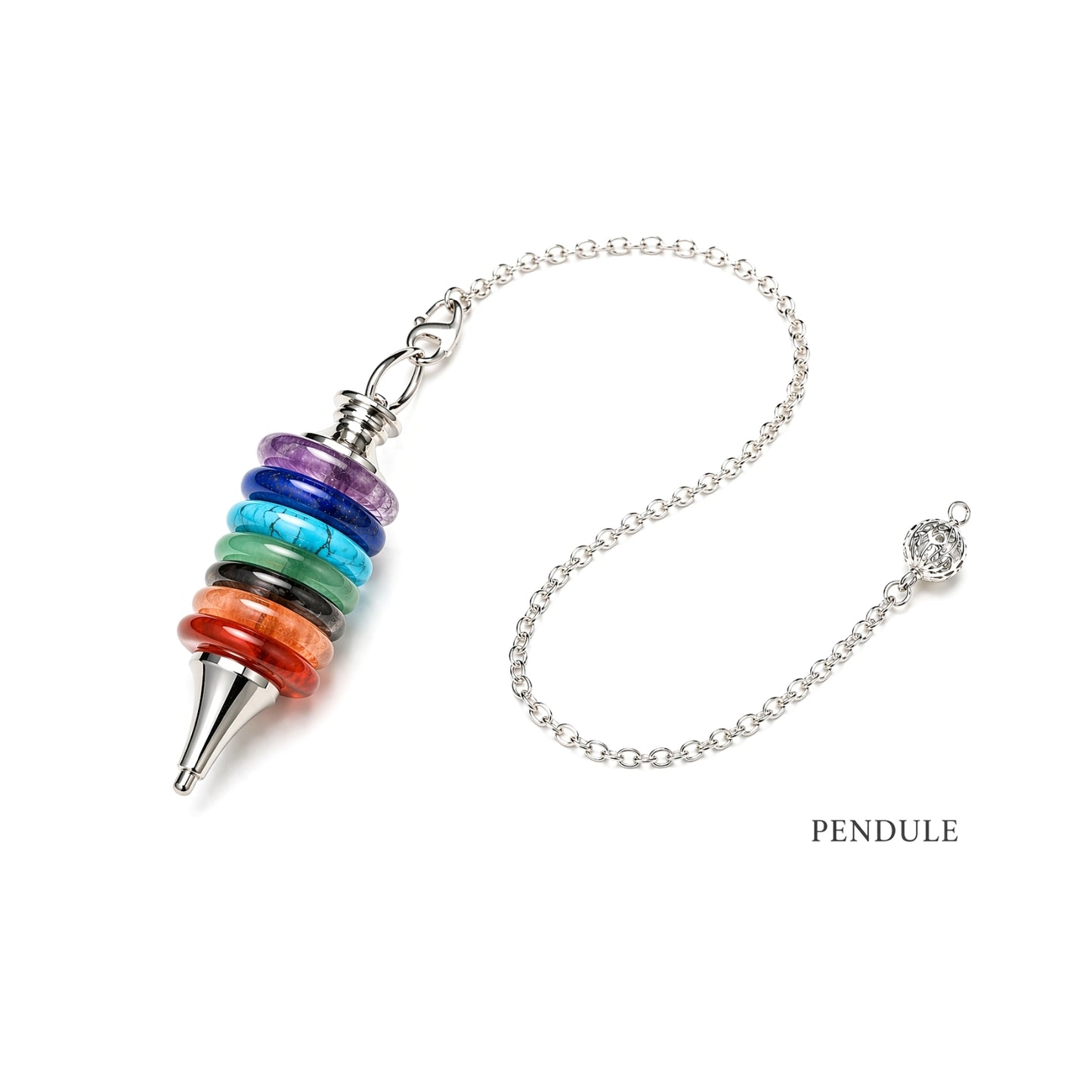 Pendule sept chakras