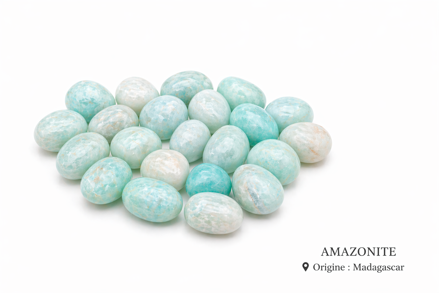 Amazonite pierre roulée