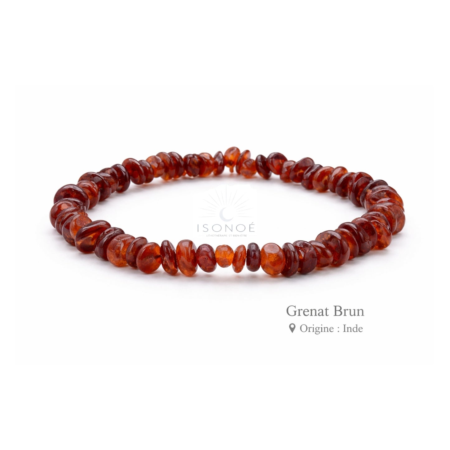 Bracelet Grenat Brun