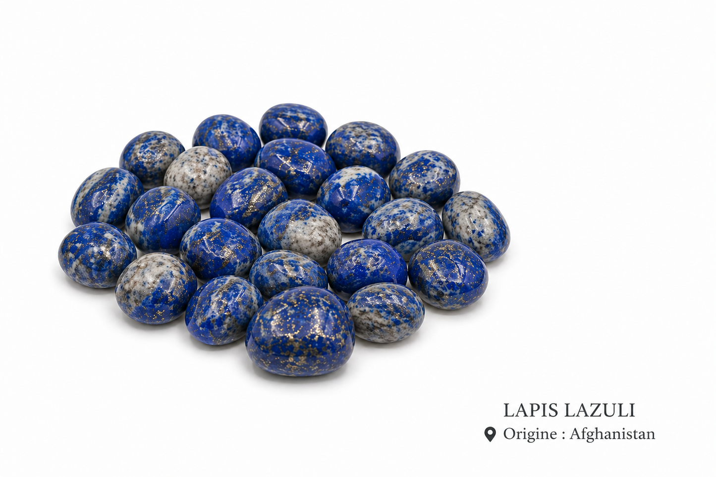 Lapis lazuli pierre roulée