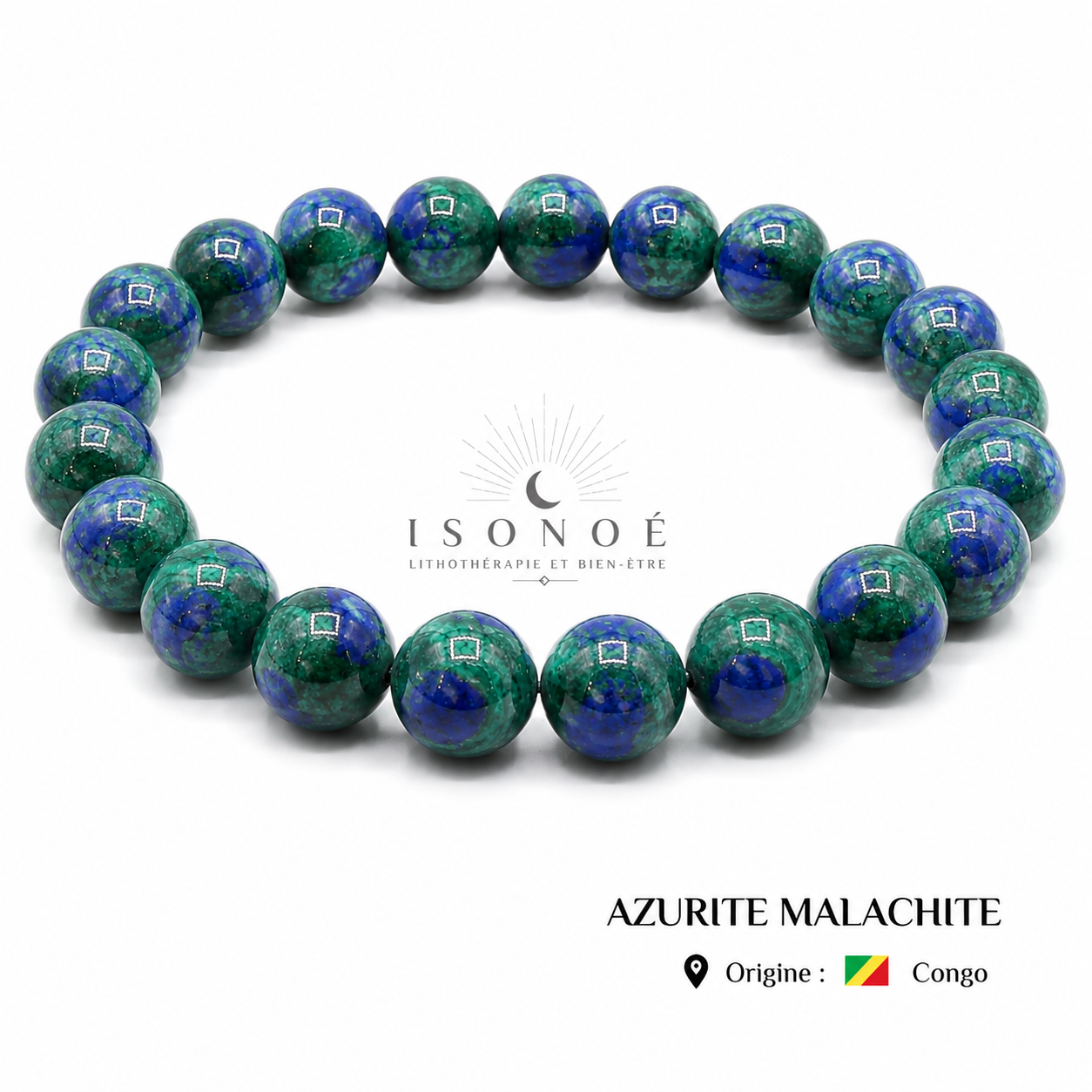 Bracelet Azurite Malachite