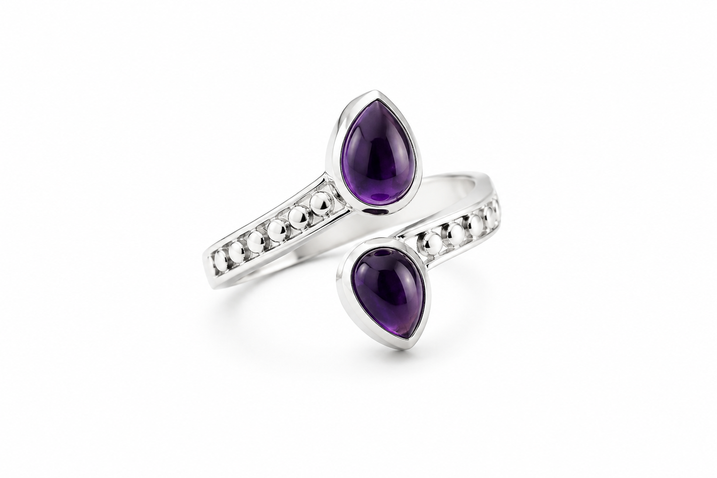 Bague améthyste argent 925