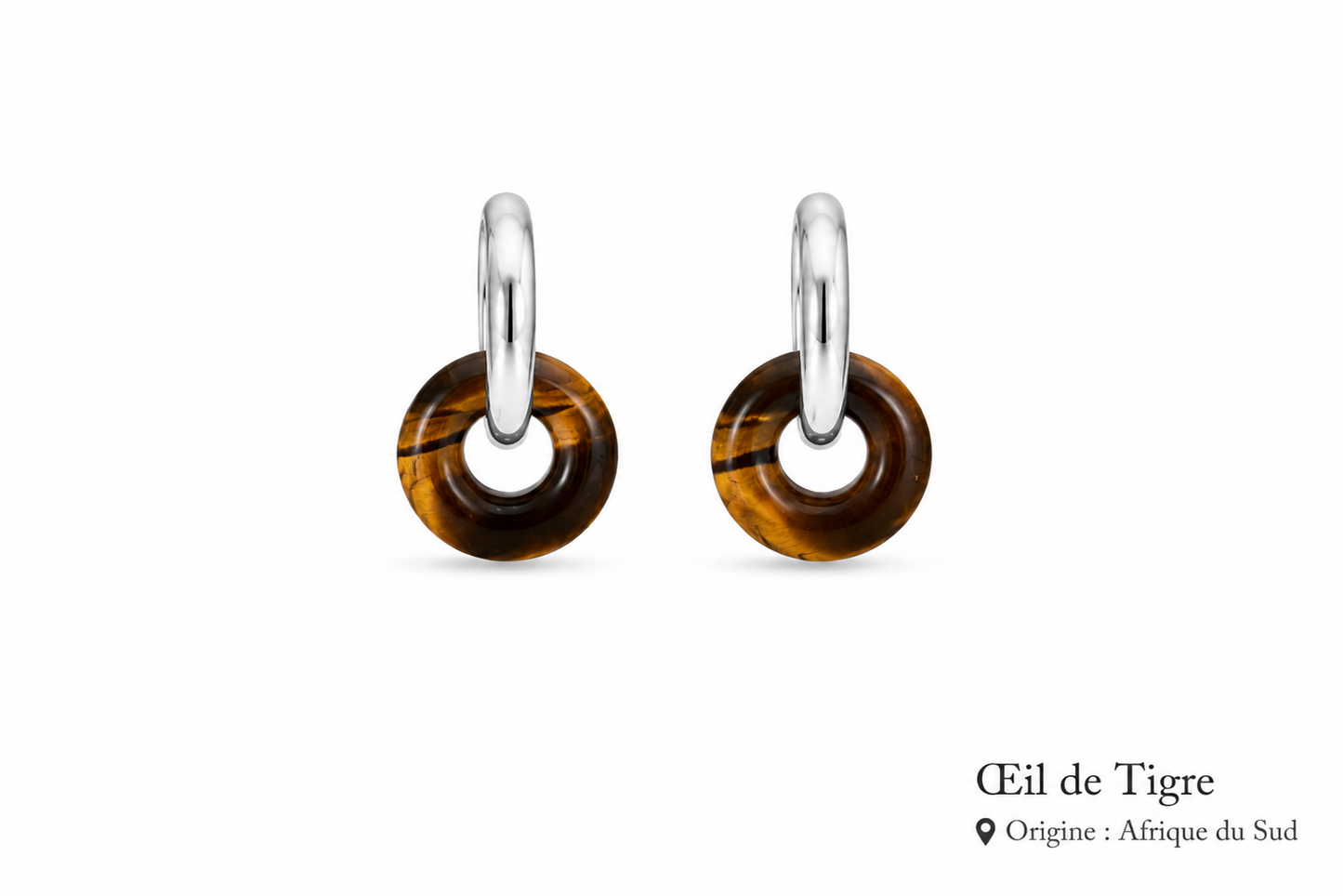 Boucles d'oreilles donut