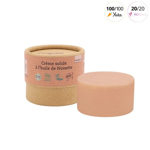 Crème solide à l'huile noisette