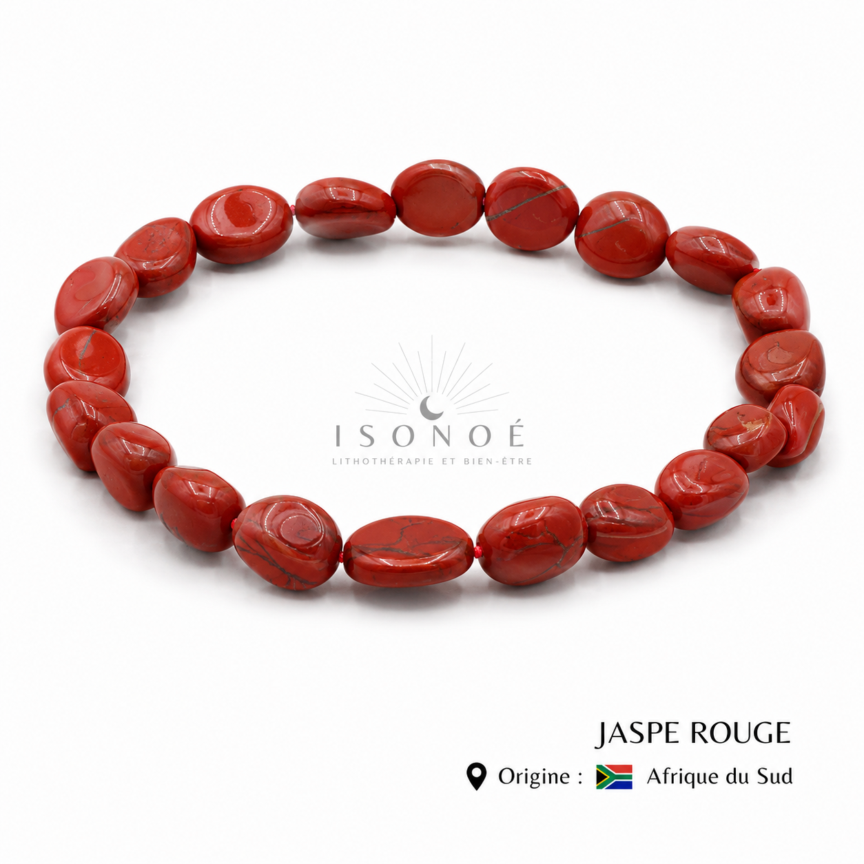 Bracelet Jaspe Rouge