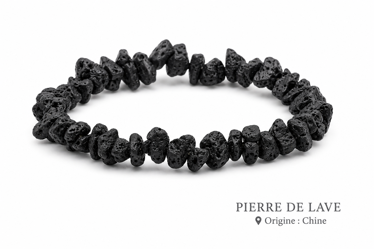 Bracelet Pierre de Lave
