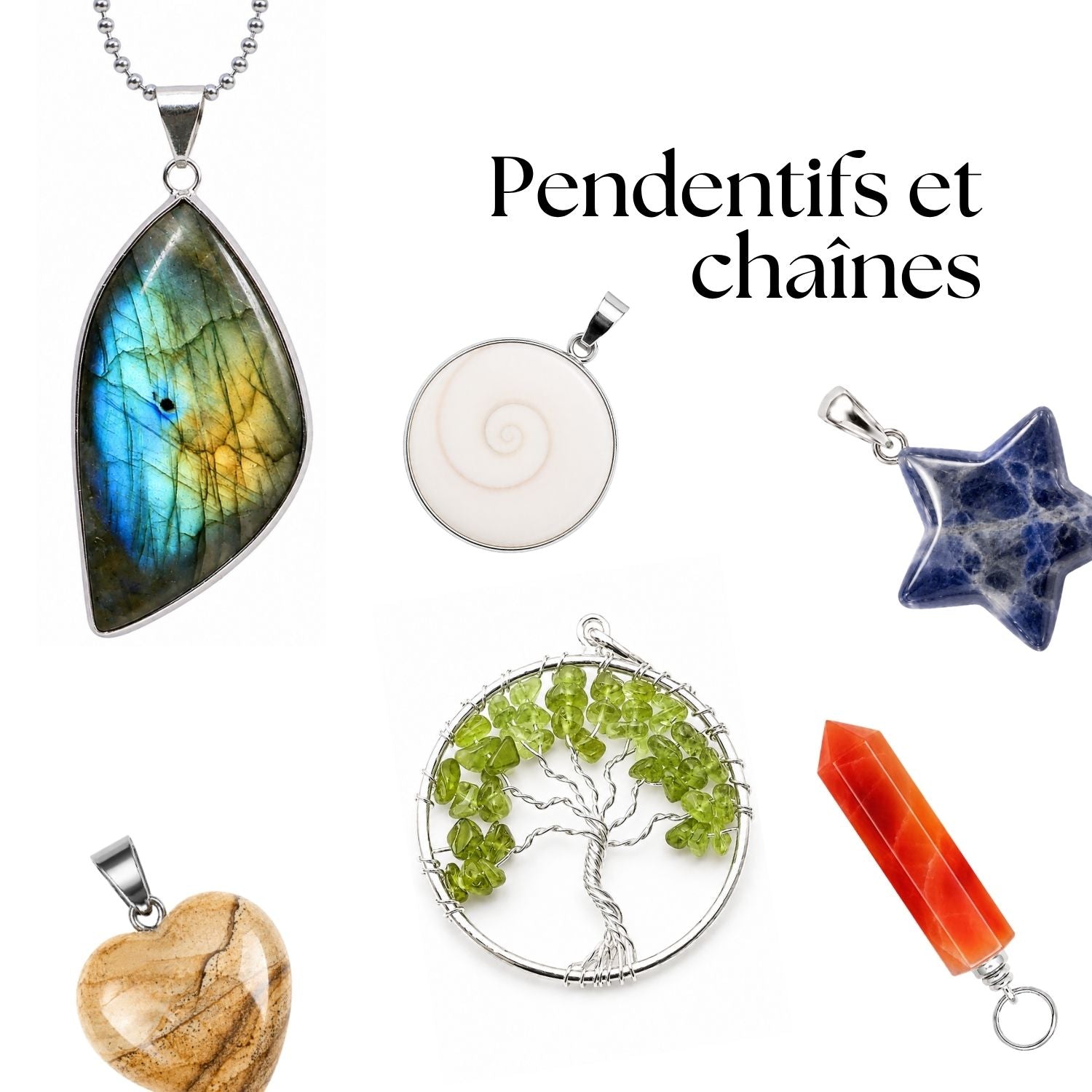Pendentifs et chaînes