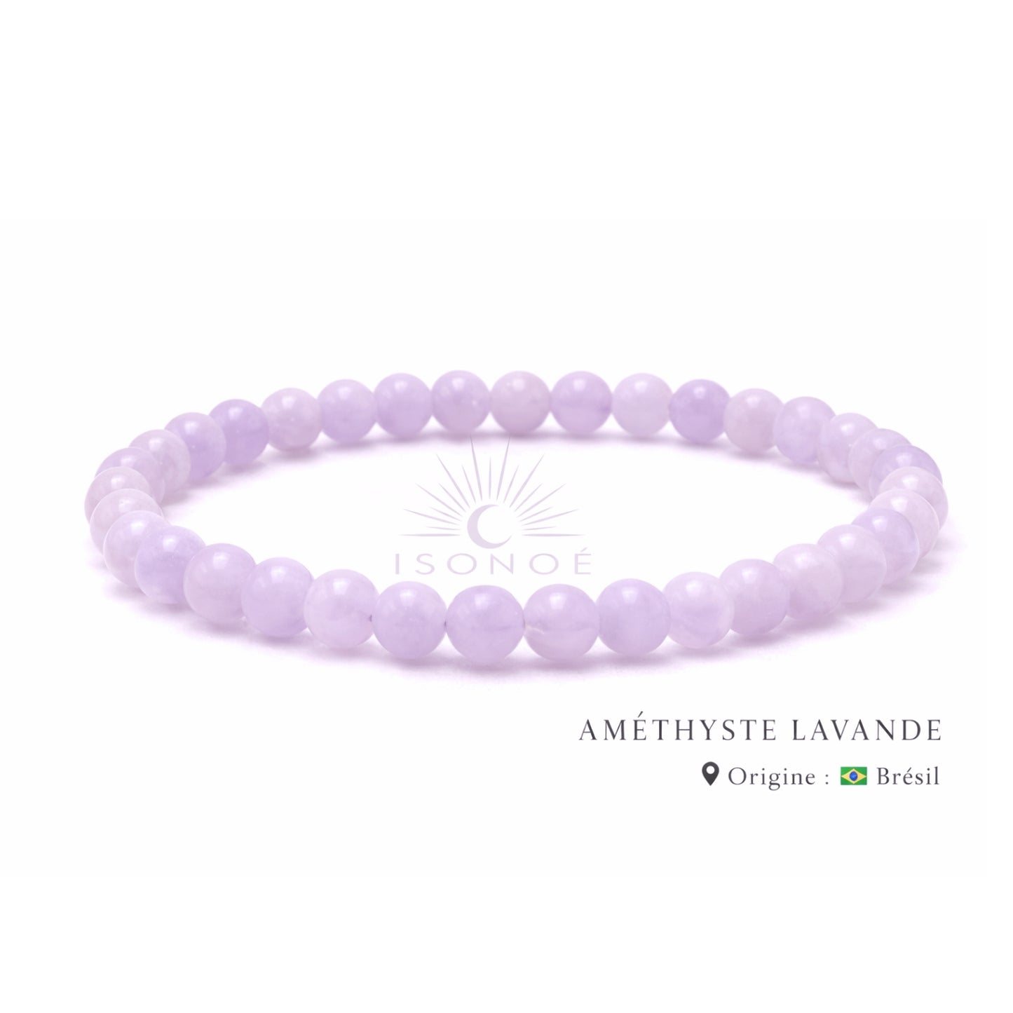 Bracelet Améthyste Lavande