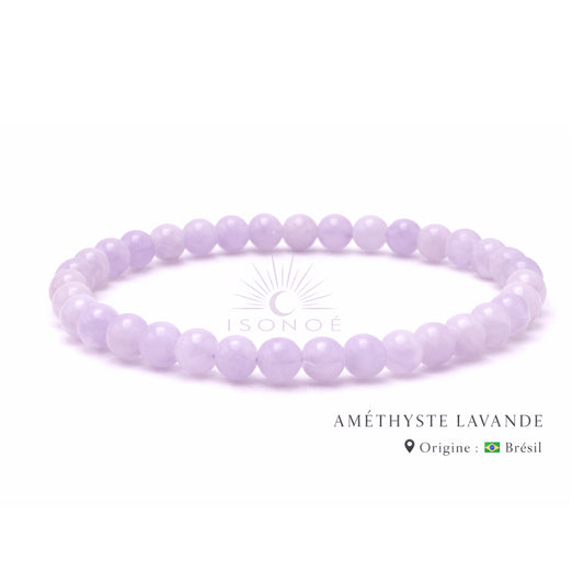Bracelet Améthyste Lavande