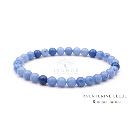 Bracelet Aventurine Bleue