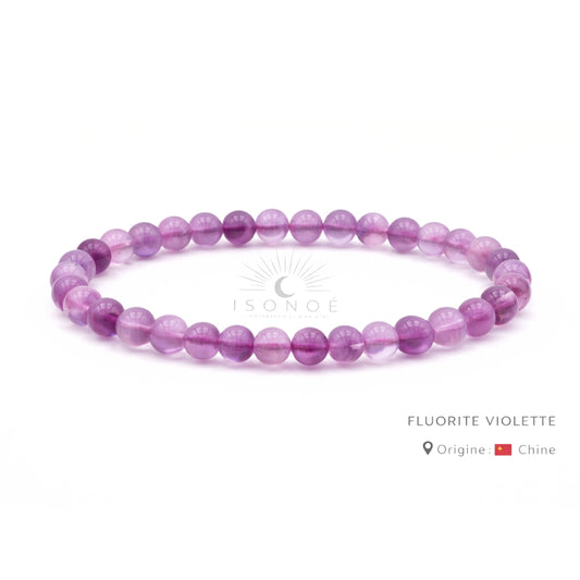 Bracelet Fluorite Violette