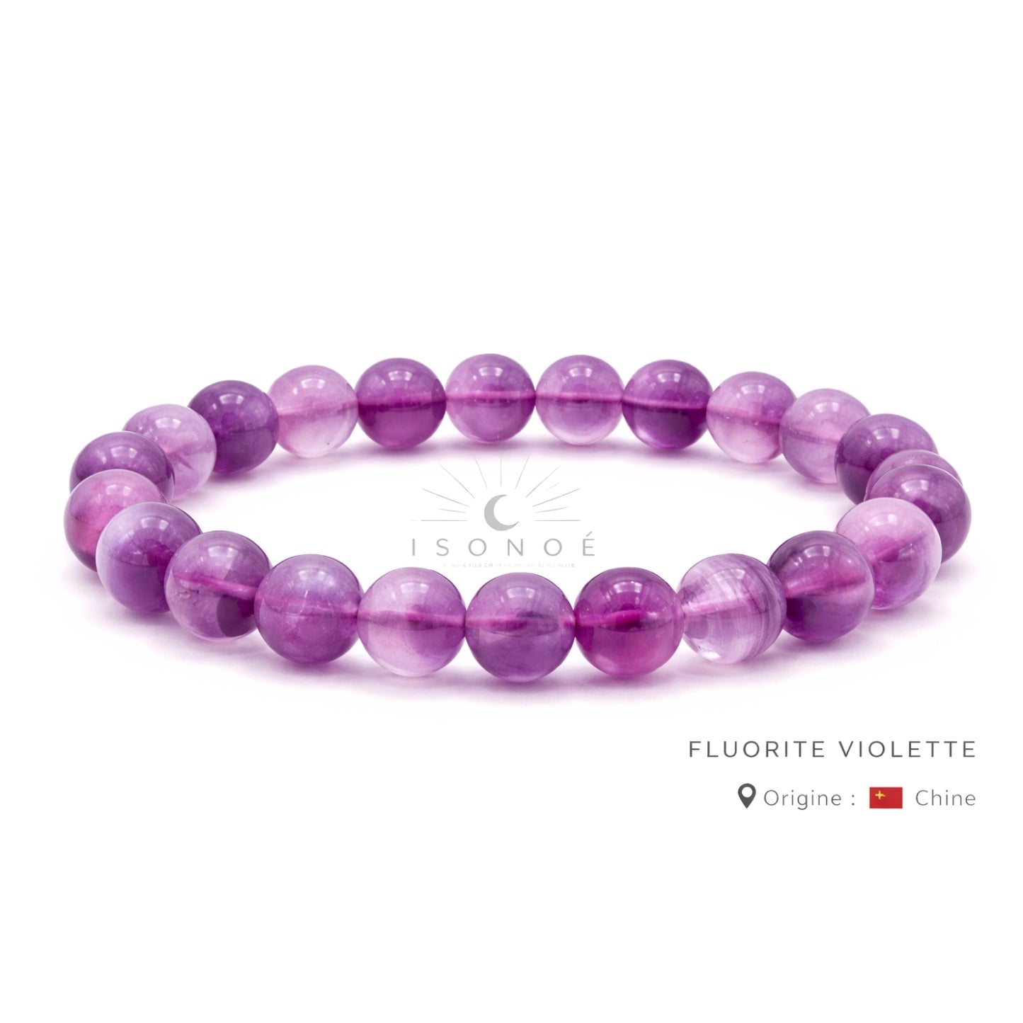 Bracelet Fluorite Violette
