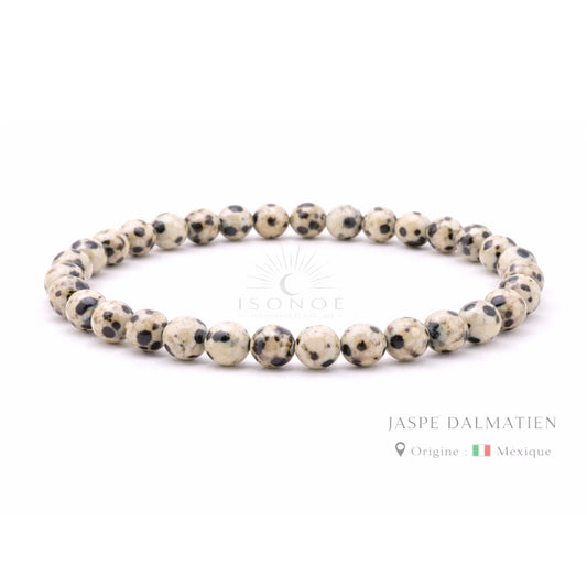 Bracelet Jaspe Dalmatien