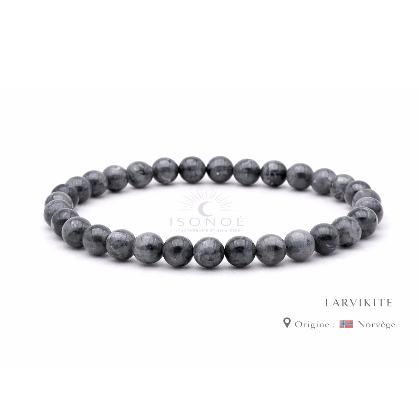 Bracelet Larvikite