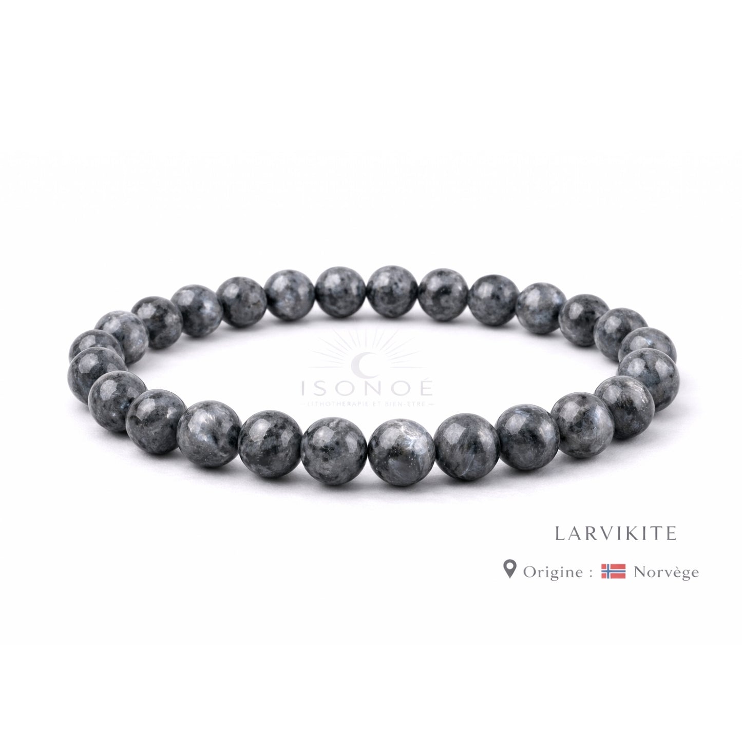 Bracelet Larvikite