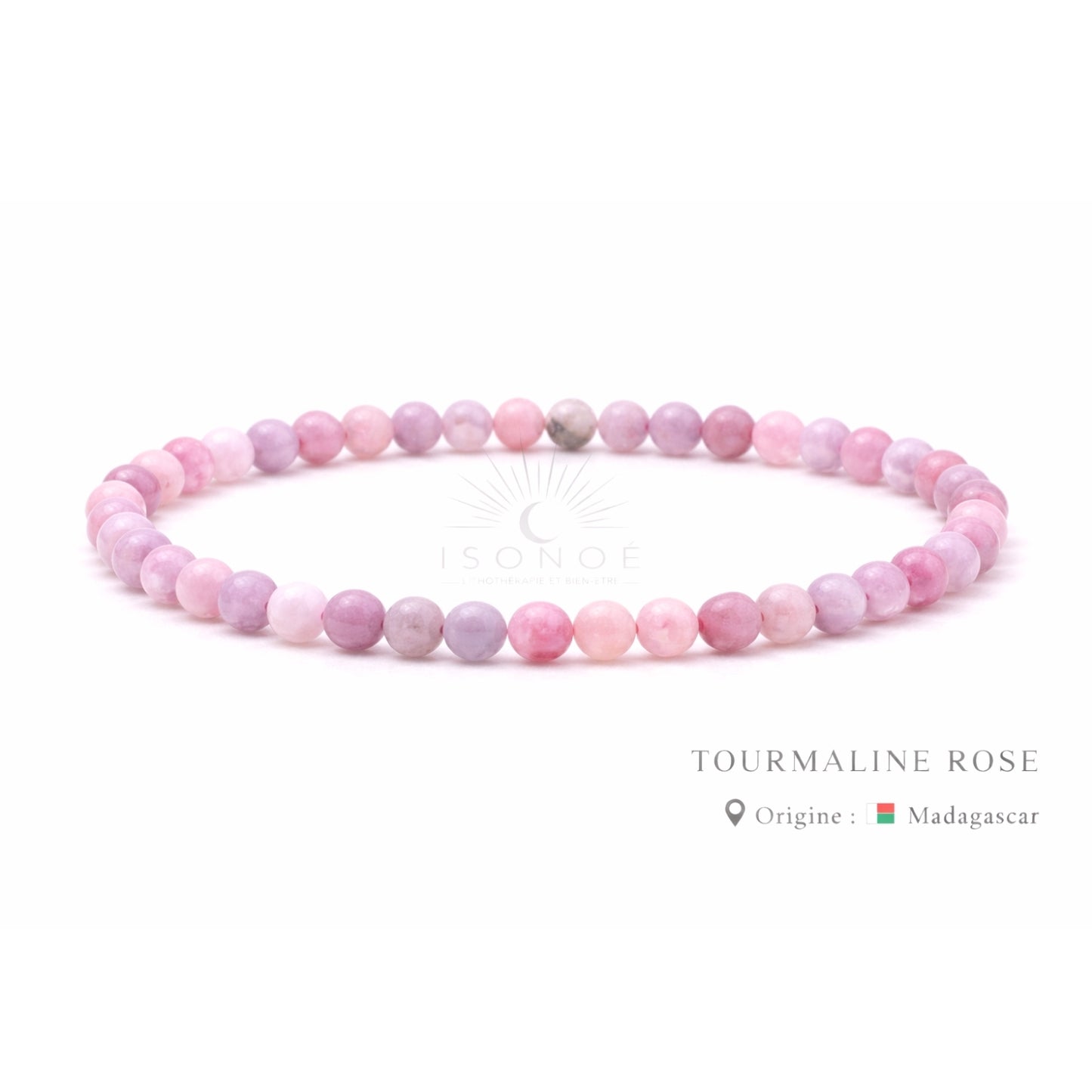 Bracelet Tourmaline Rose