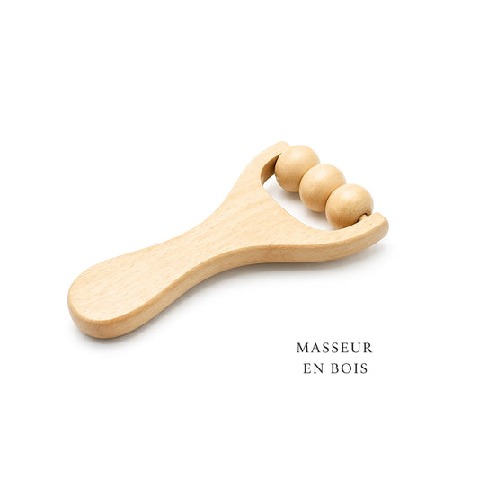 Masseur rouleau en bois