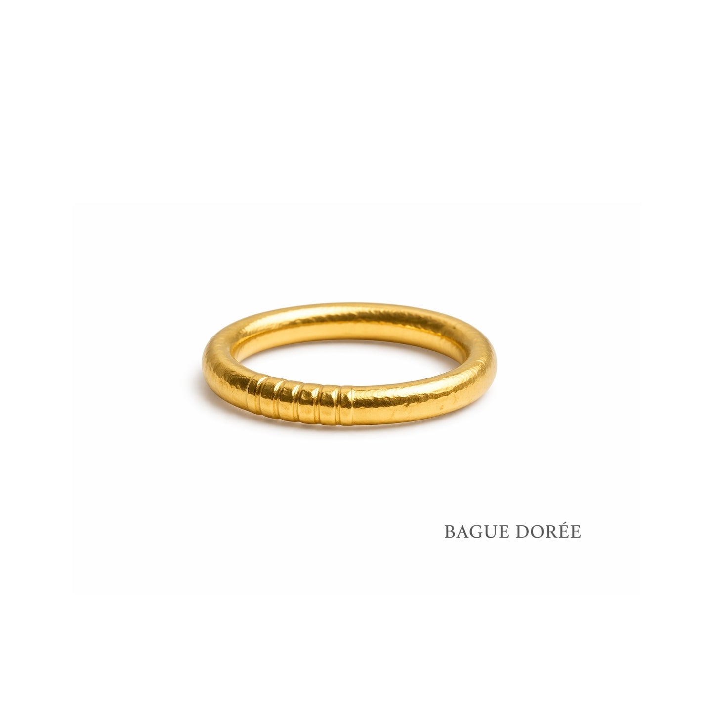 Bague bouddhiste doré