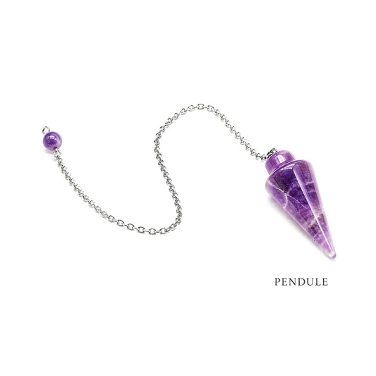 Pendule minéral pointe