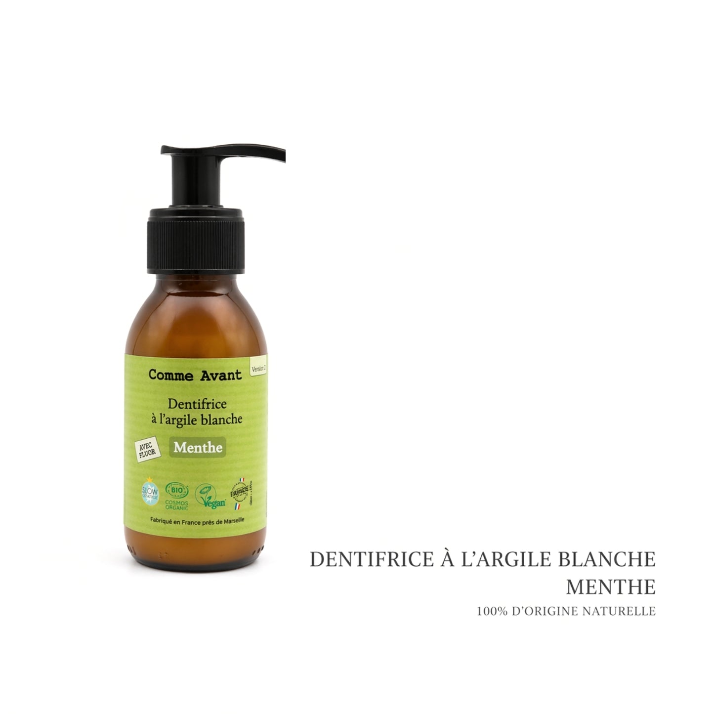 Dentifrice Comme Avant