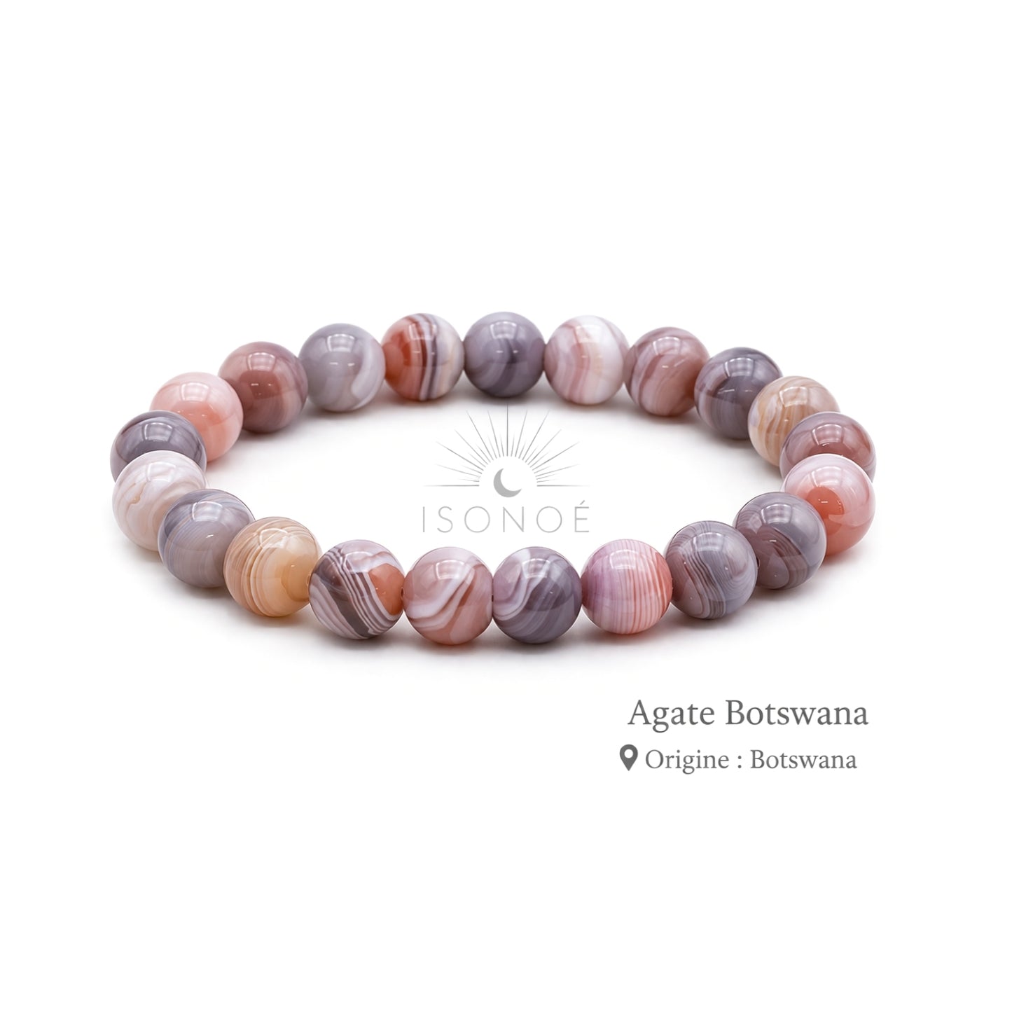 Bracelet Agate Botswana