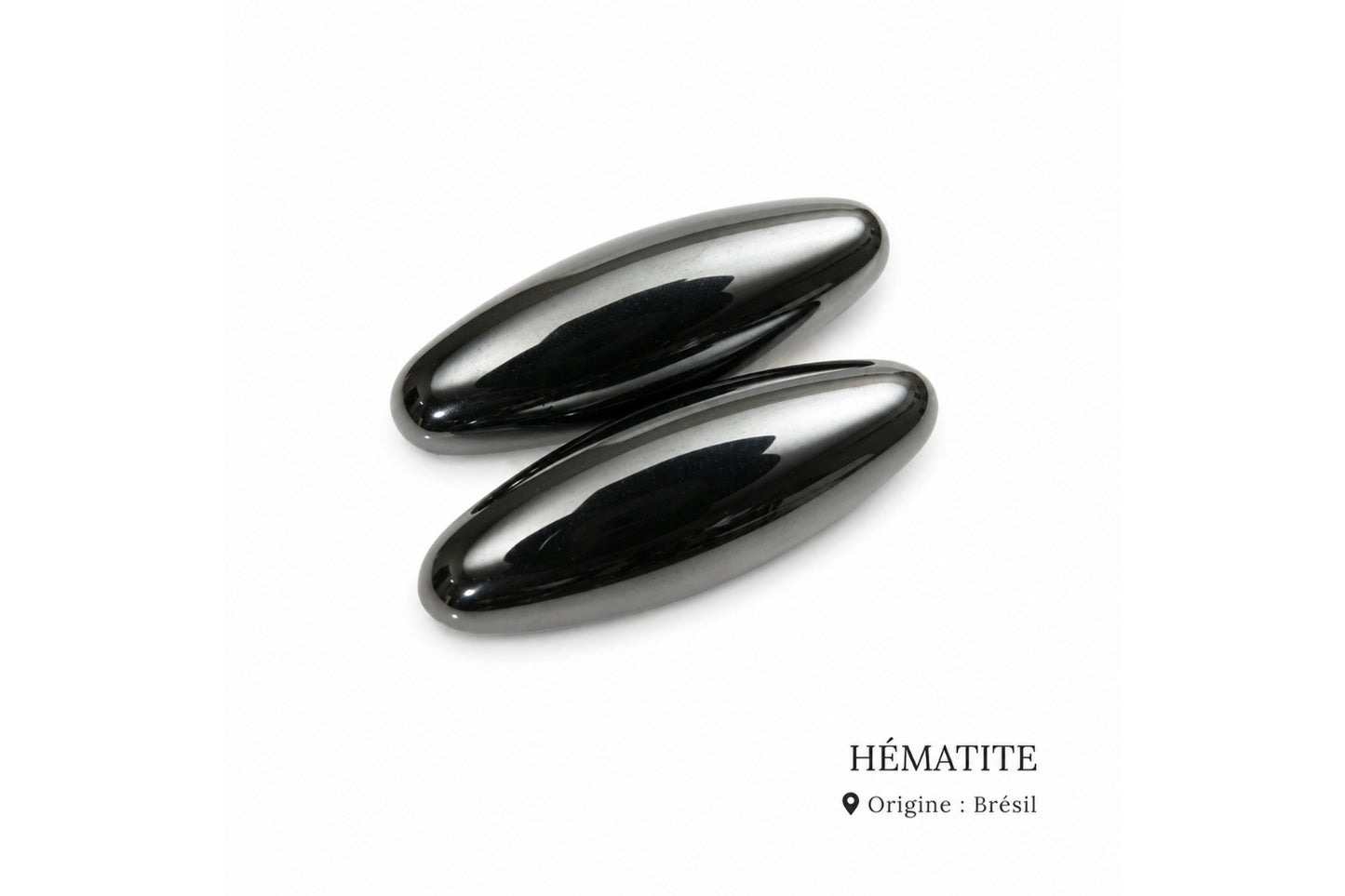 Hématite magnétique (par paire)