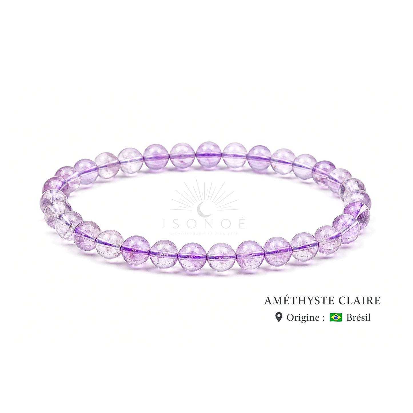 Bracelet Améthyste Claire