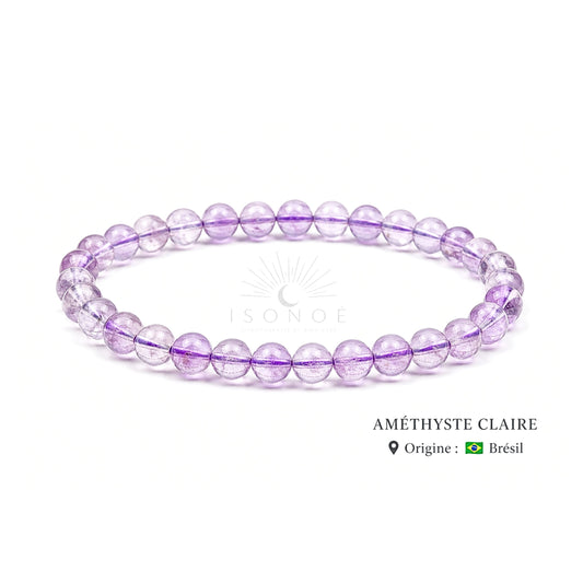 Bracelet Améthyste Claire