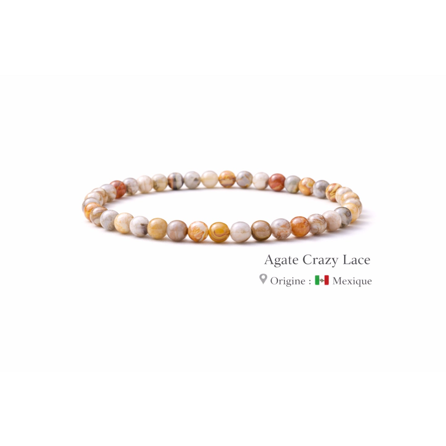 Bracelet Agate Crazy Lace