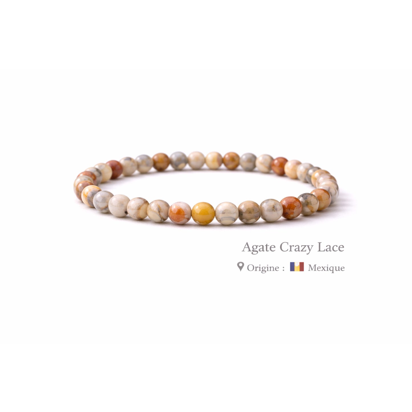 Bracelet Agate Crazy Lace