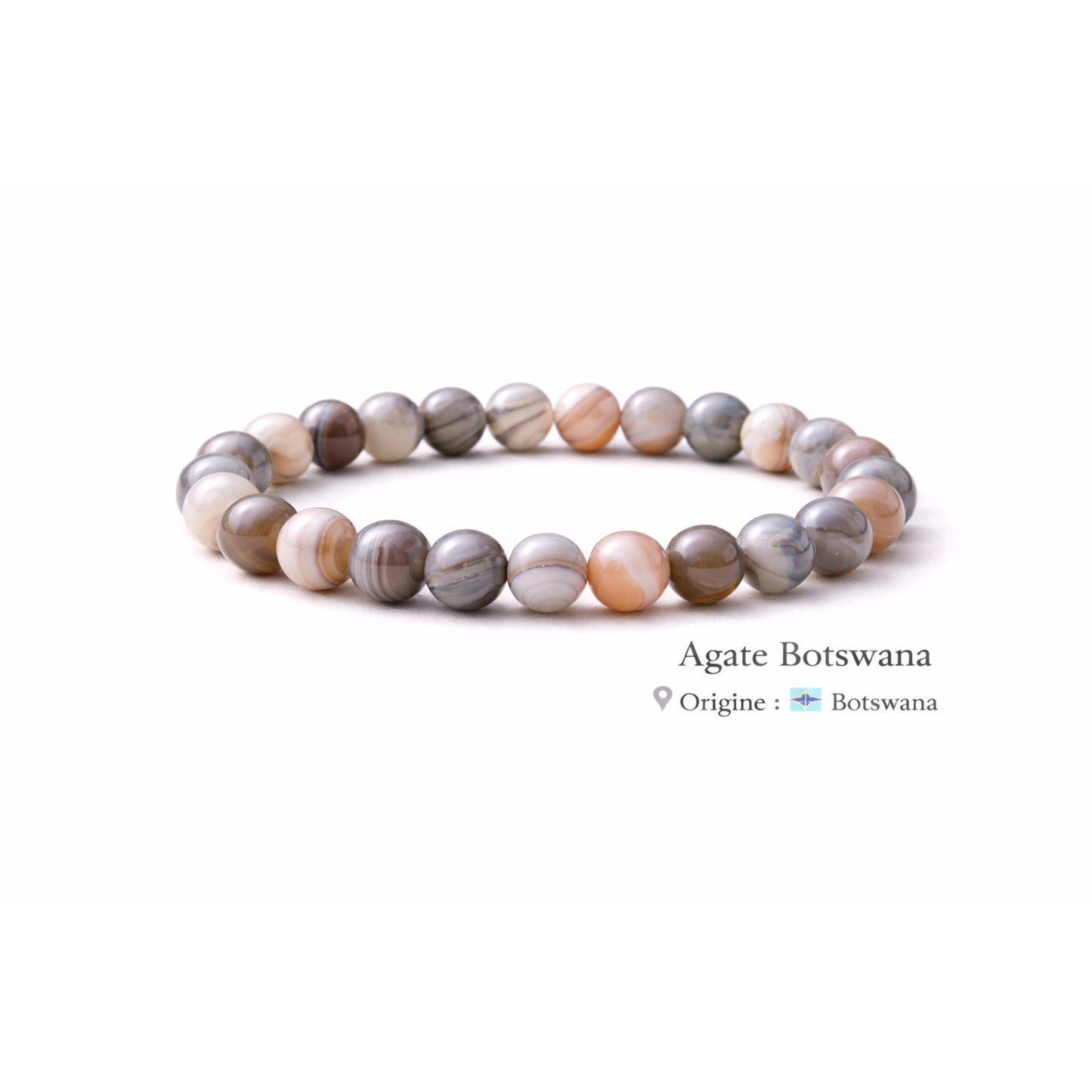 Bracelet Agate Botswana
