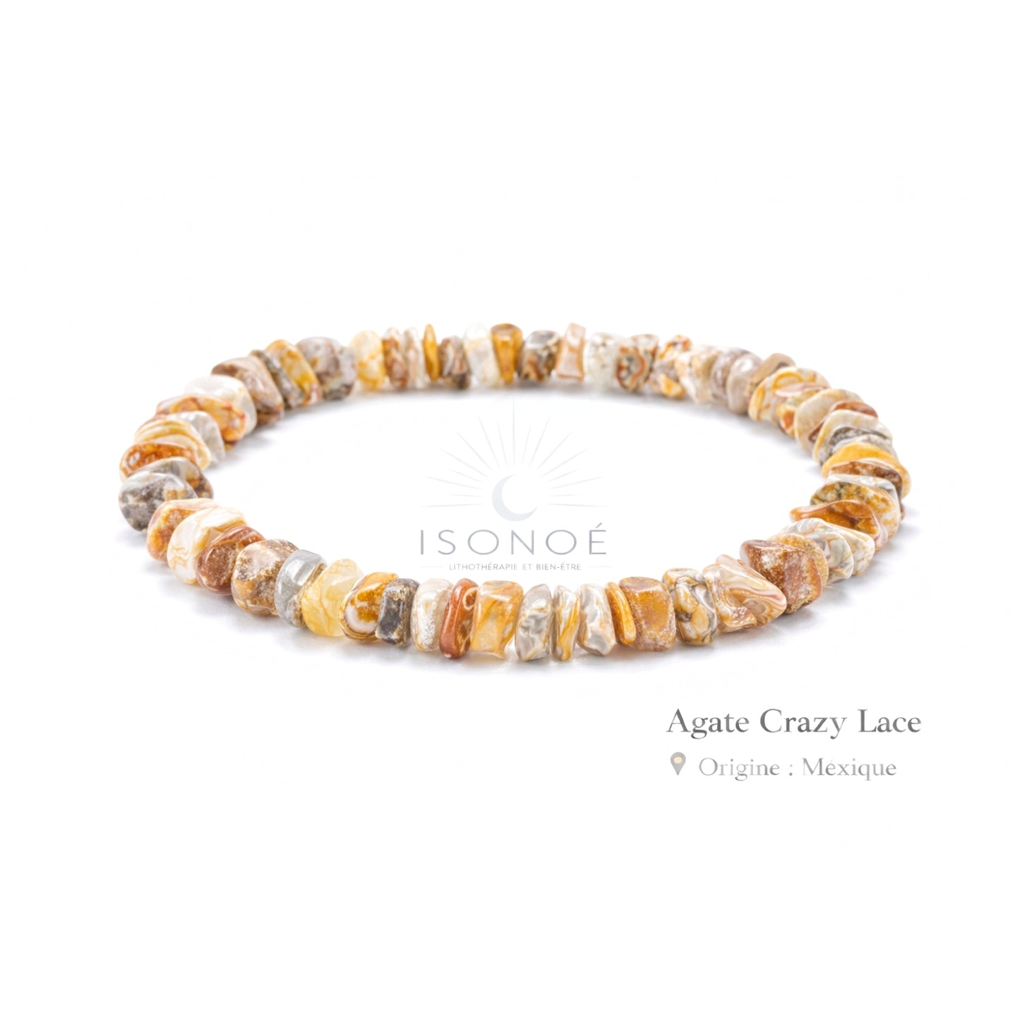 Bracelet Agate Crazy Lace