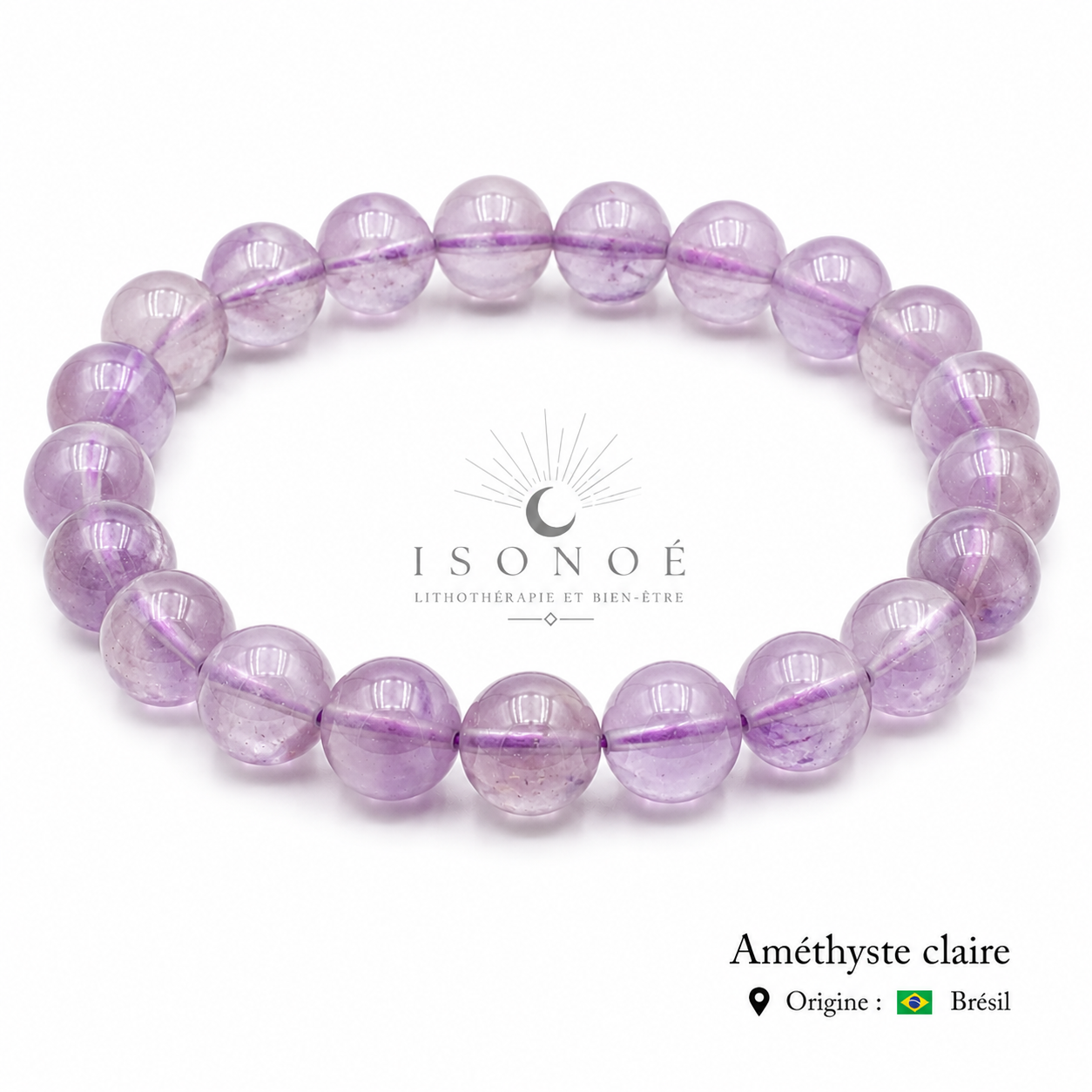 Bracelet Améthyste Claire