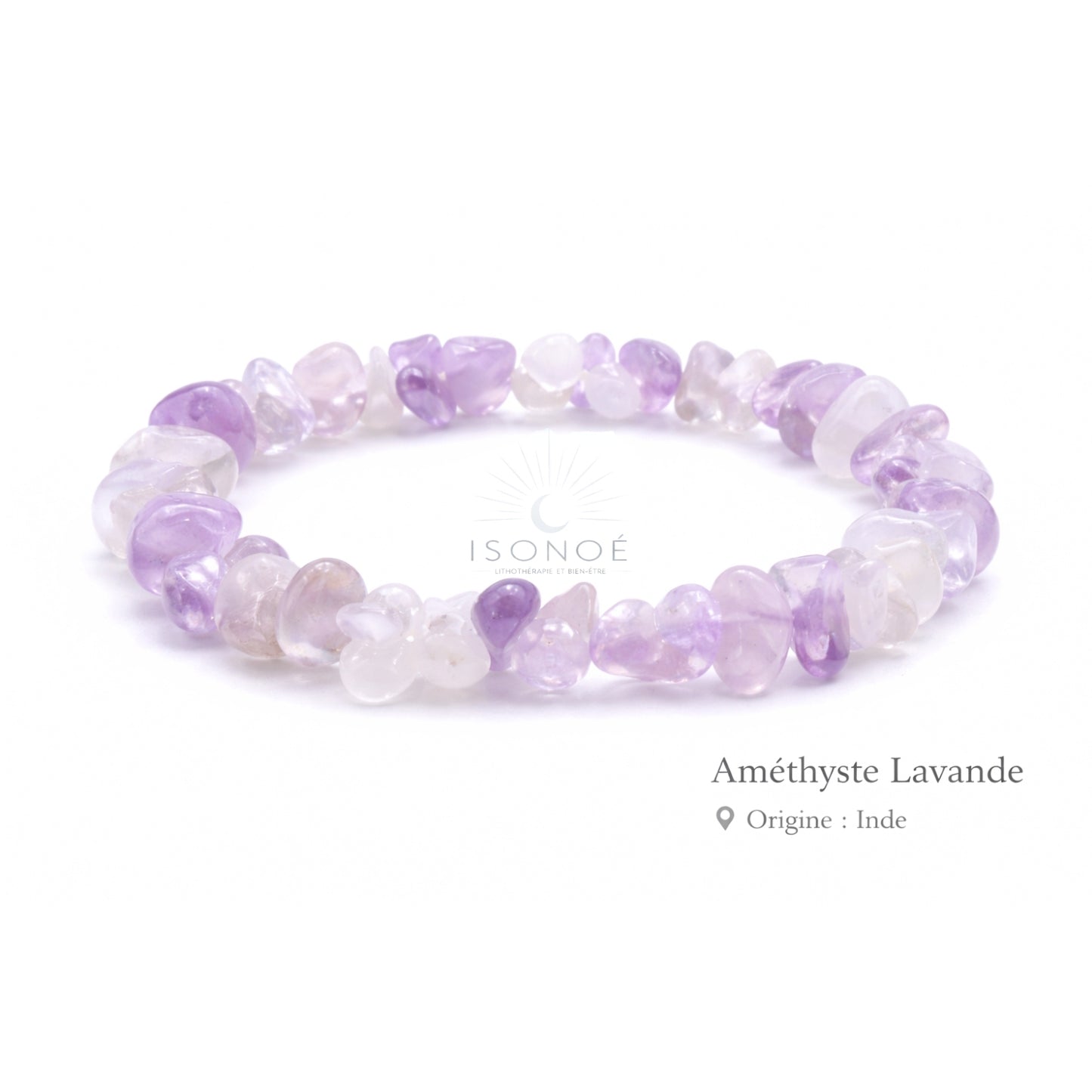 Bracelet Améthyste Lavande