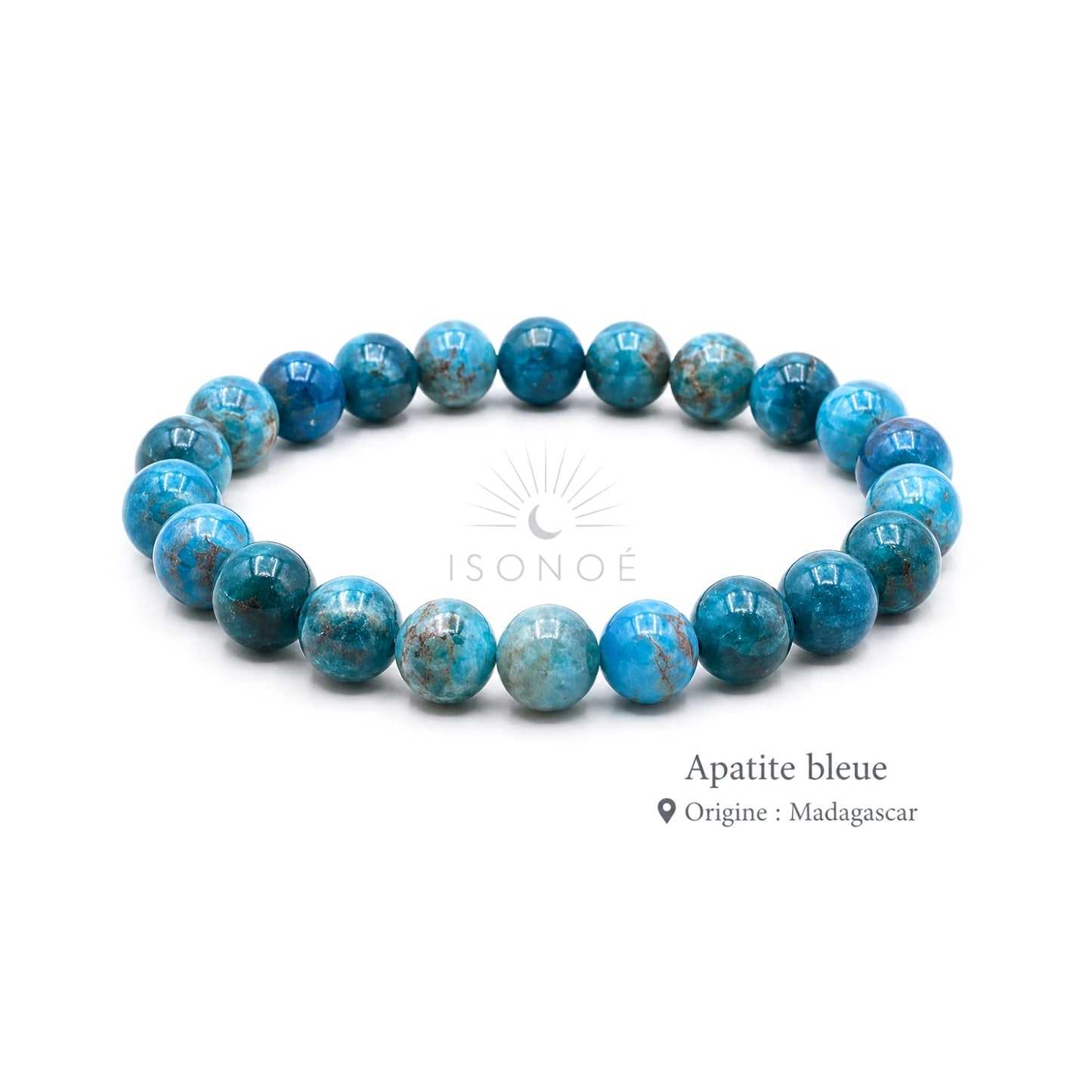 Bracelet Apatite Bleue