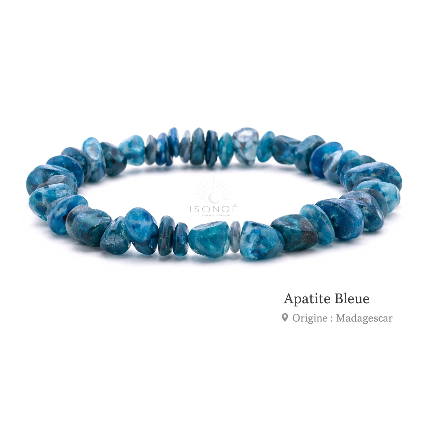 Bracelet Apatite Bleue