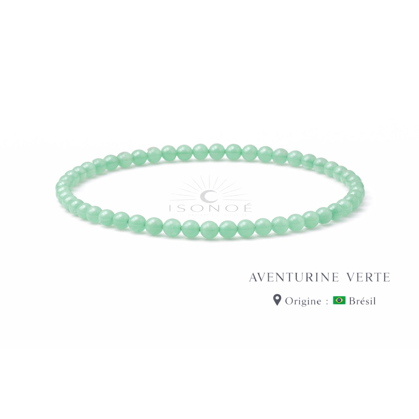Bracelet Aventurine Verte