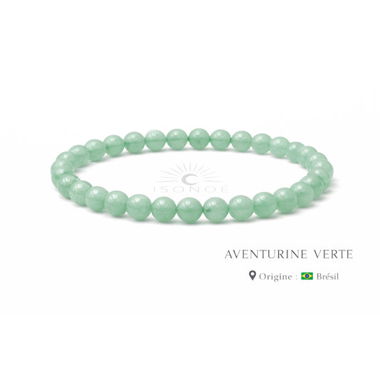 Bracelet Aventurine Verte
