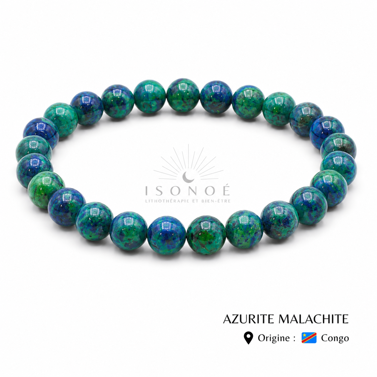 Bracelet Azurite Malachite