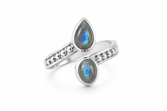 Bague labradorite  argent 925