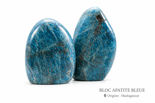Bloc Apatite bleue