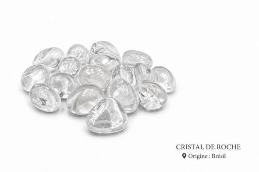Cristal de roche pierre roulée