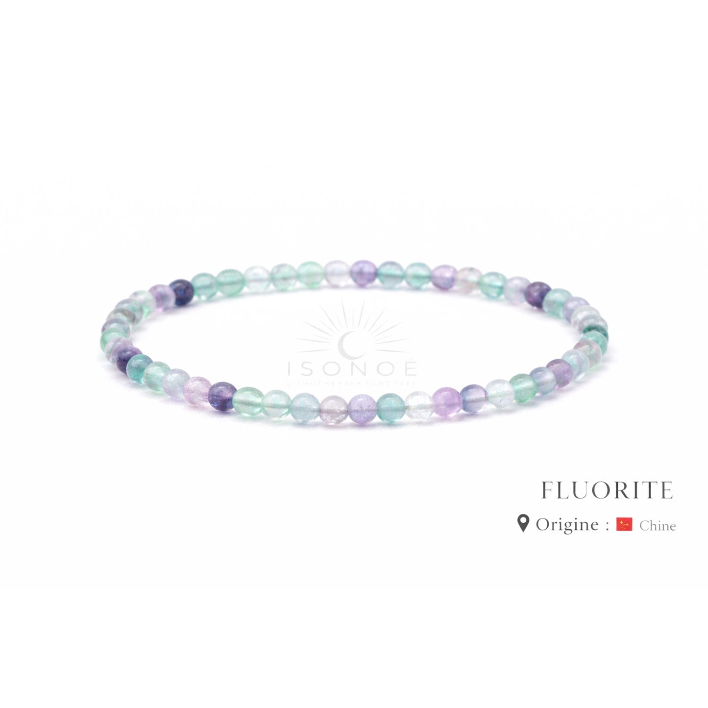 Bracelet Fluorite Multicolore