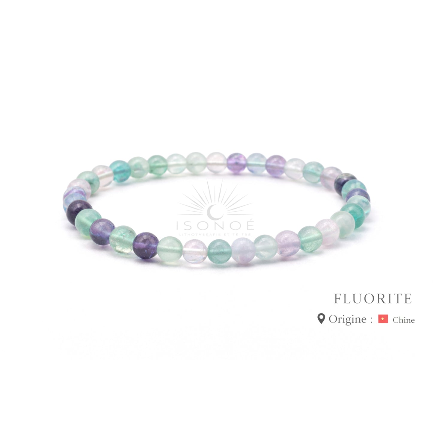 Bracelet Fluorite Multicolore