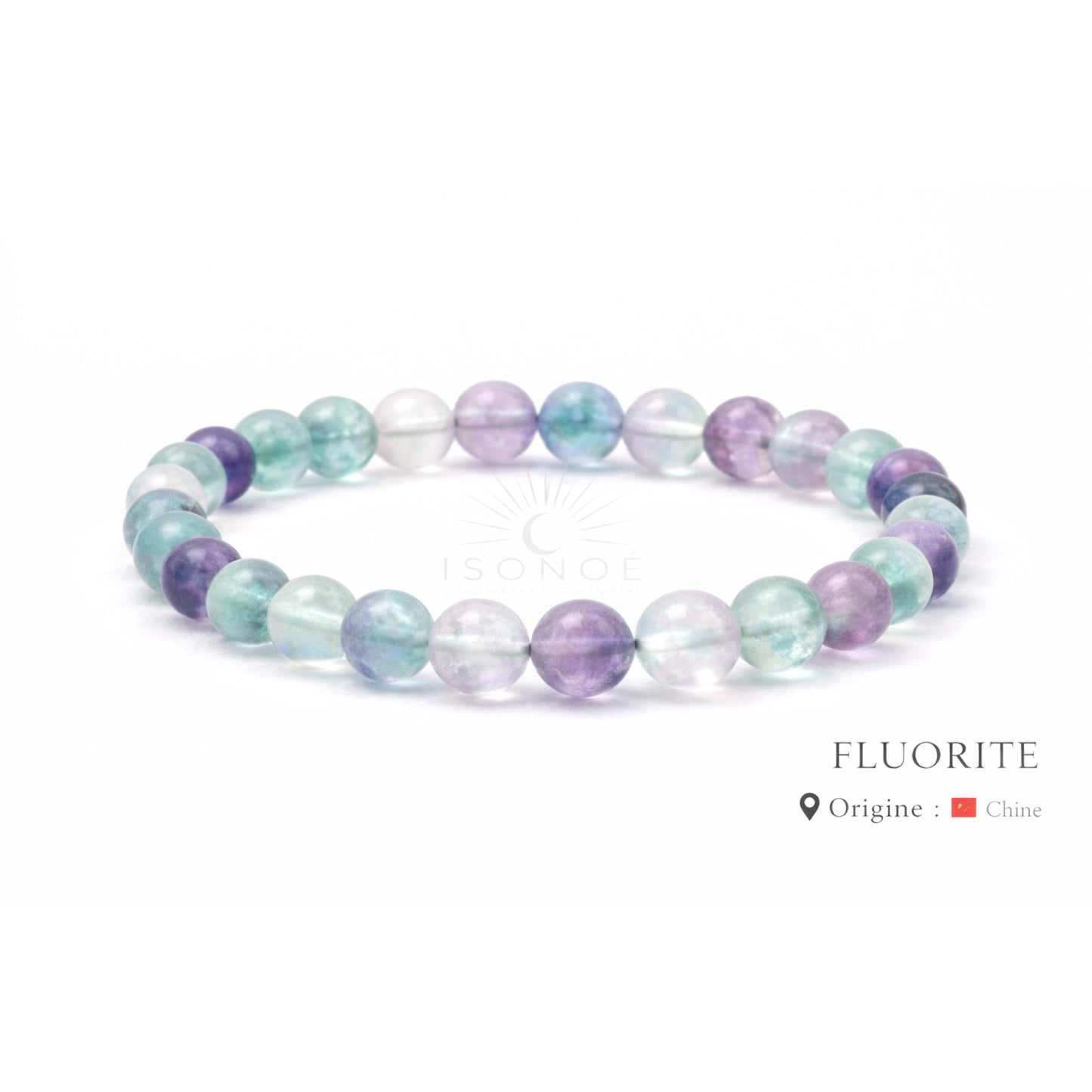 Bracelet Fluorite Multicolore