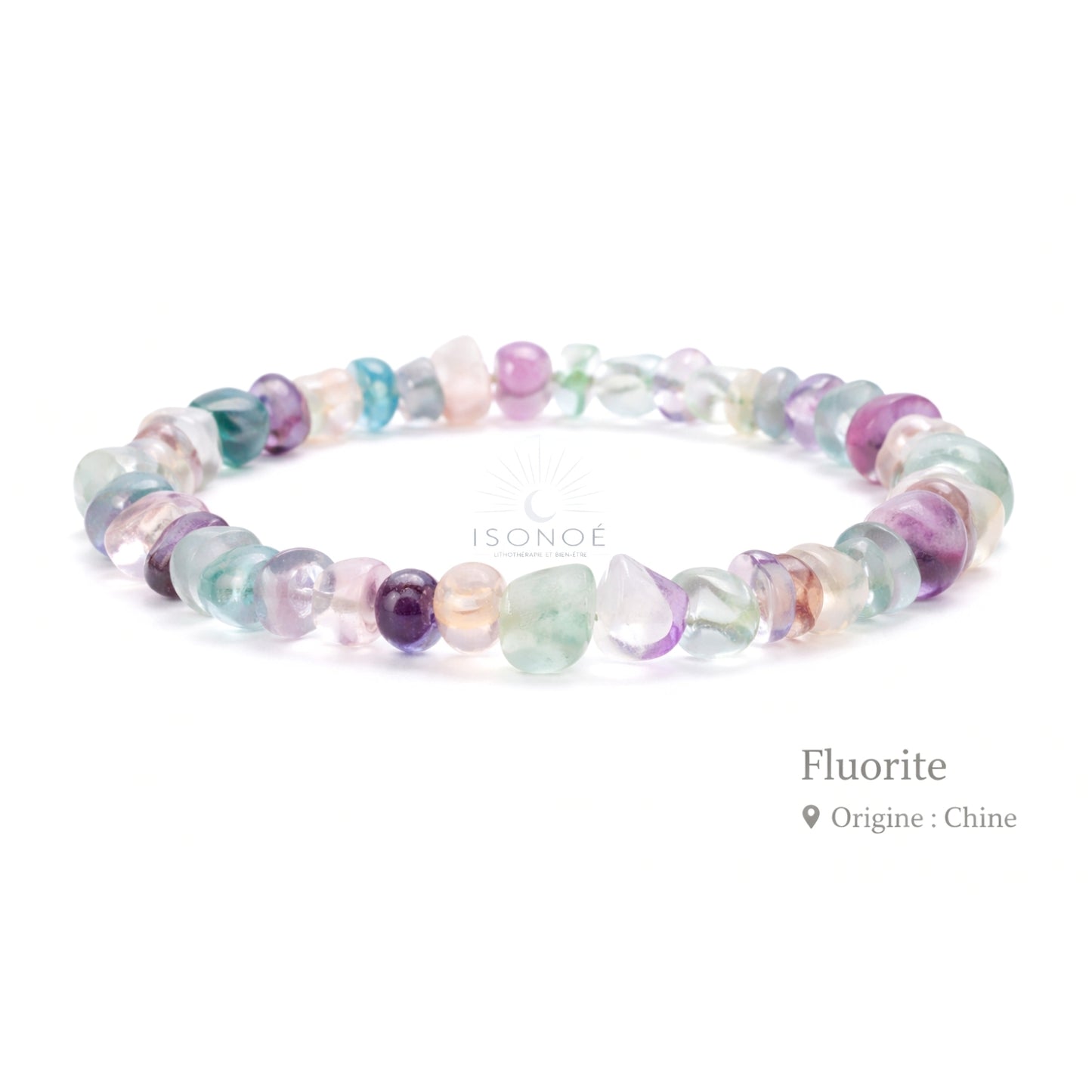 Bracelet Fluorite Multicolore