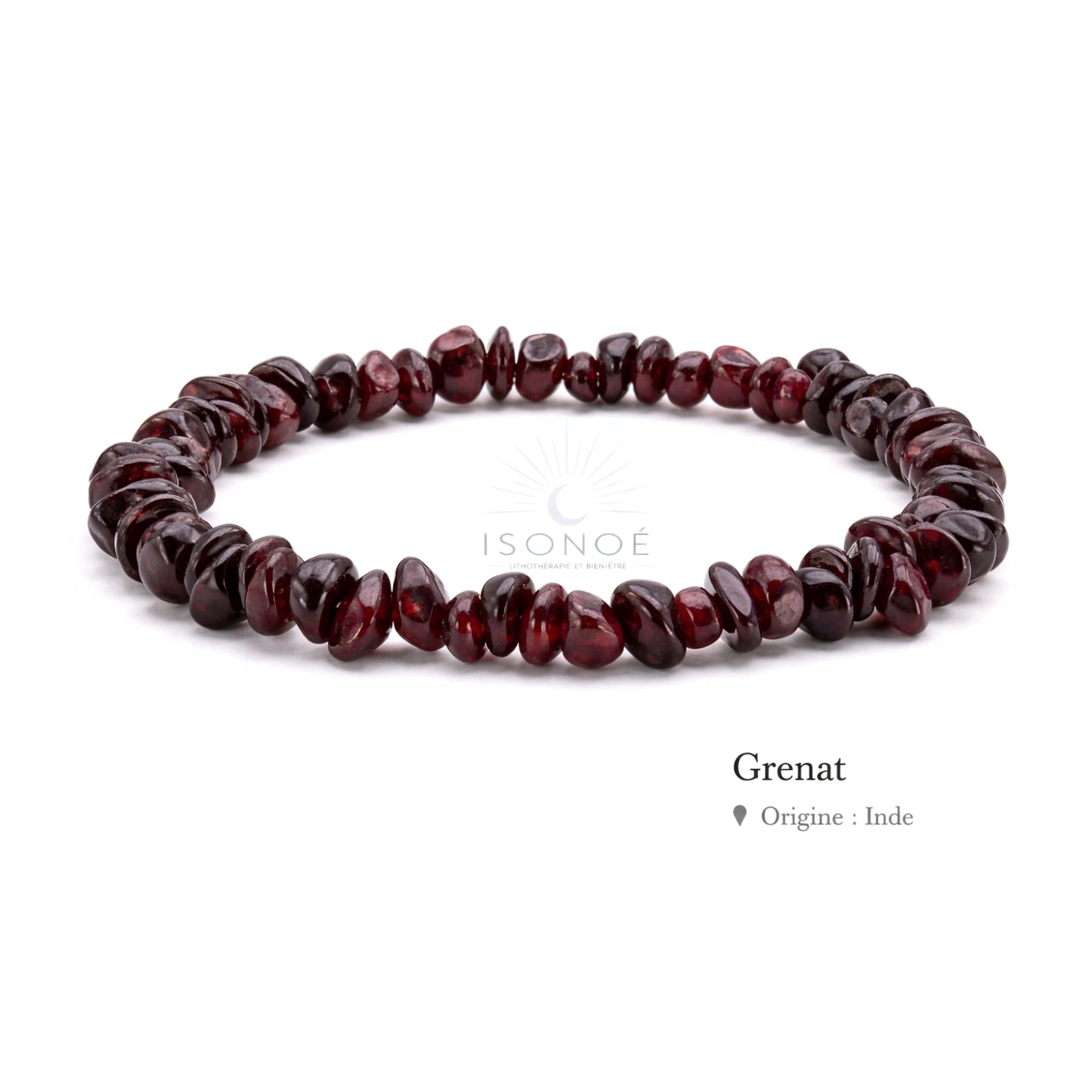 Bracelet Grenat Rouge