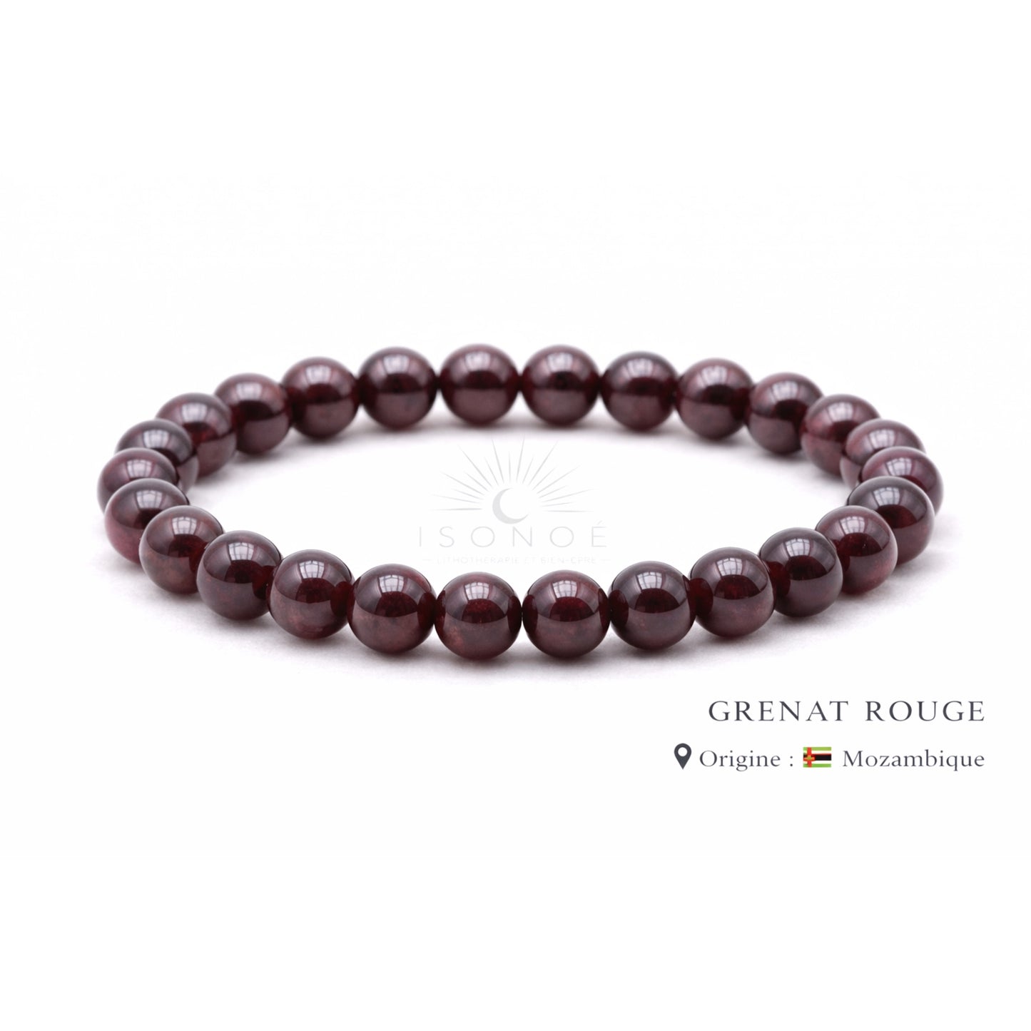 Bracelet Grenat Rouge