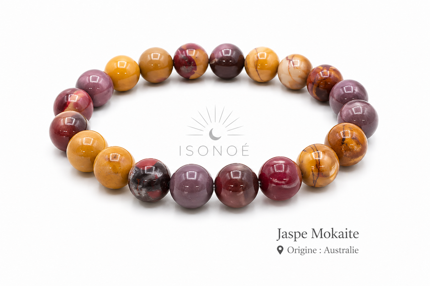 Bracelet Jaspe Mokaïte
