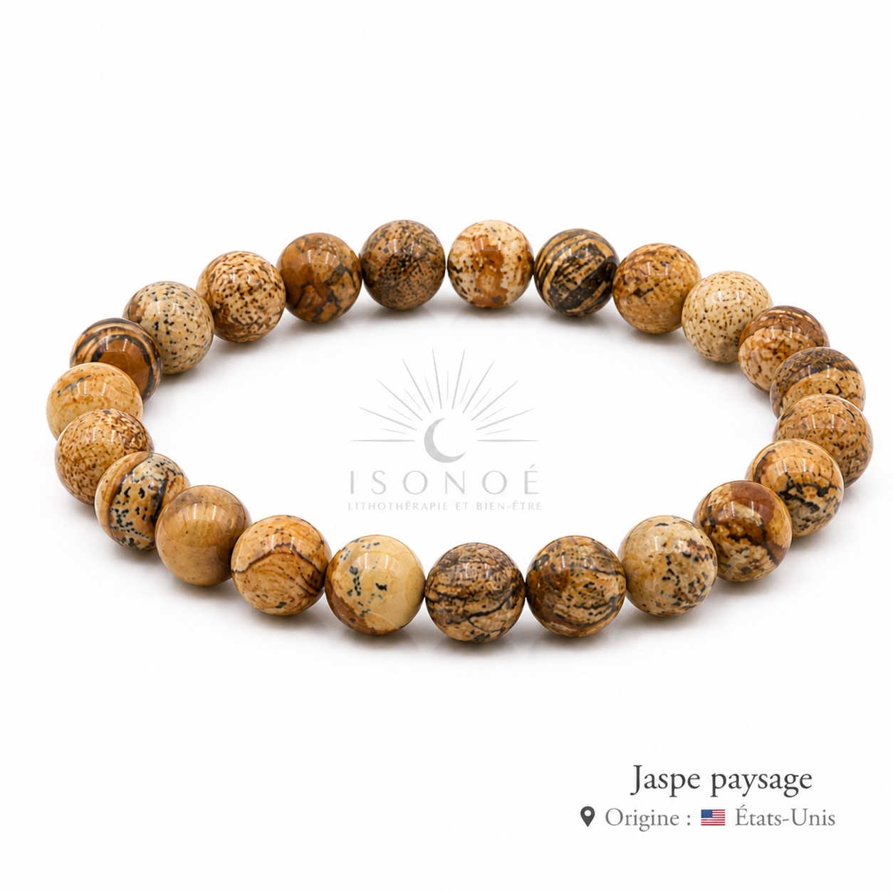 Bracelet Jaspe Paysage